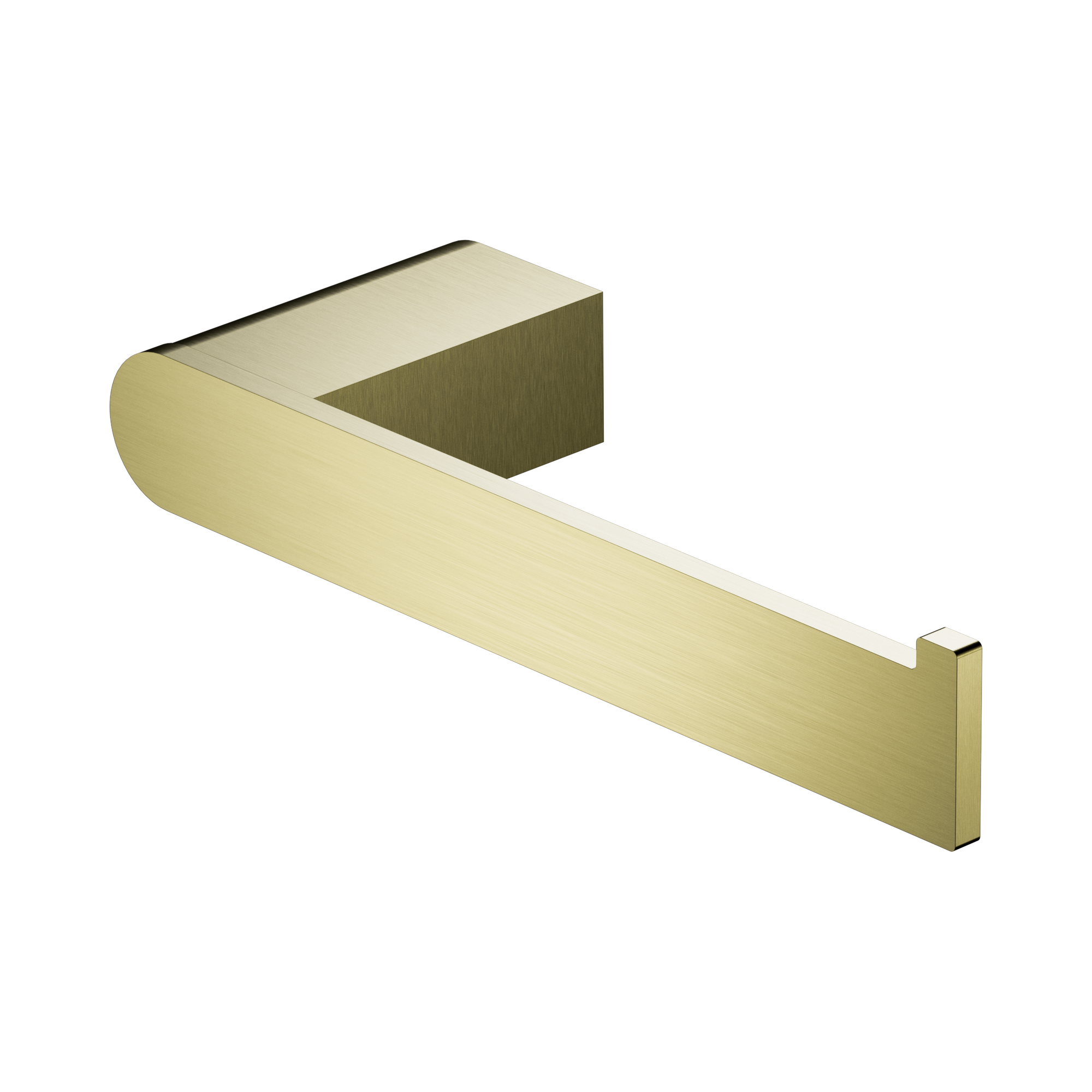 Nero Bianca Toilet Roll Holder, Brushed Gold