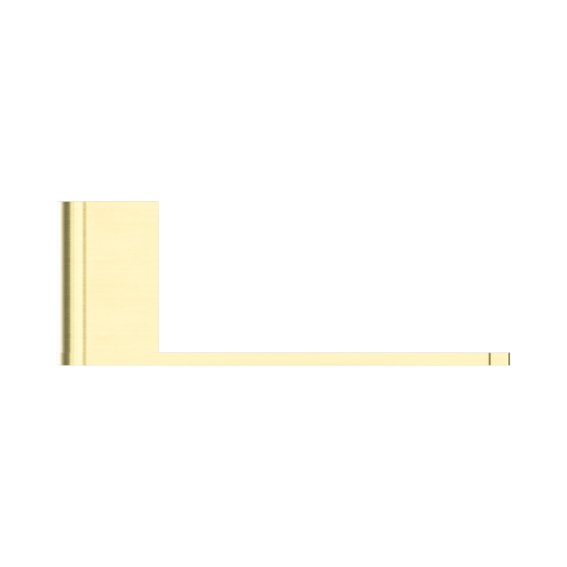 Nero Bianca Toilet Roll Holder, Brushed Gold