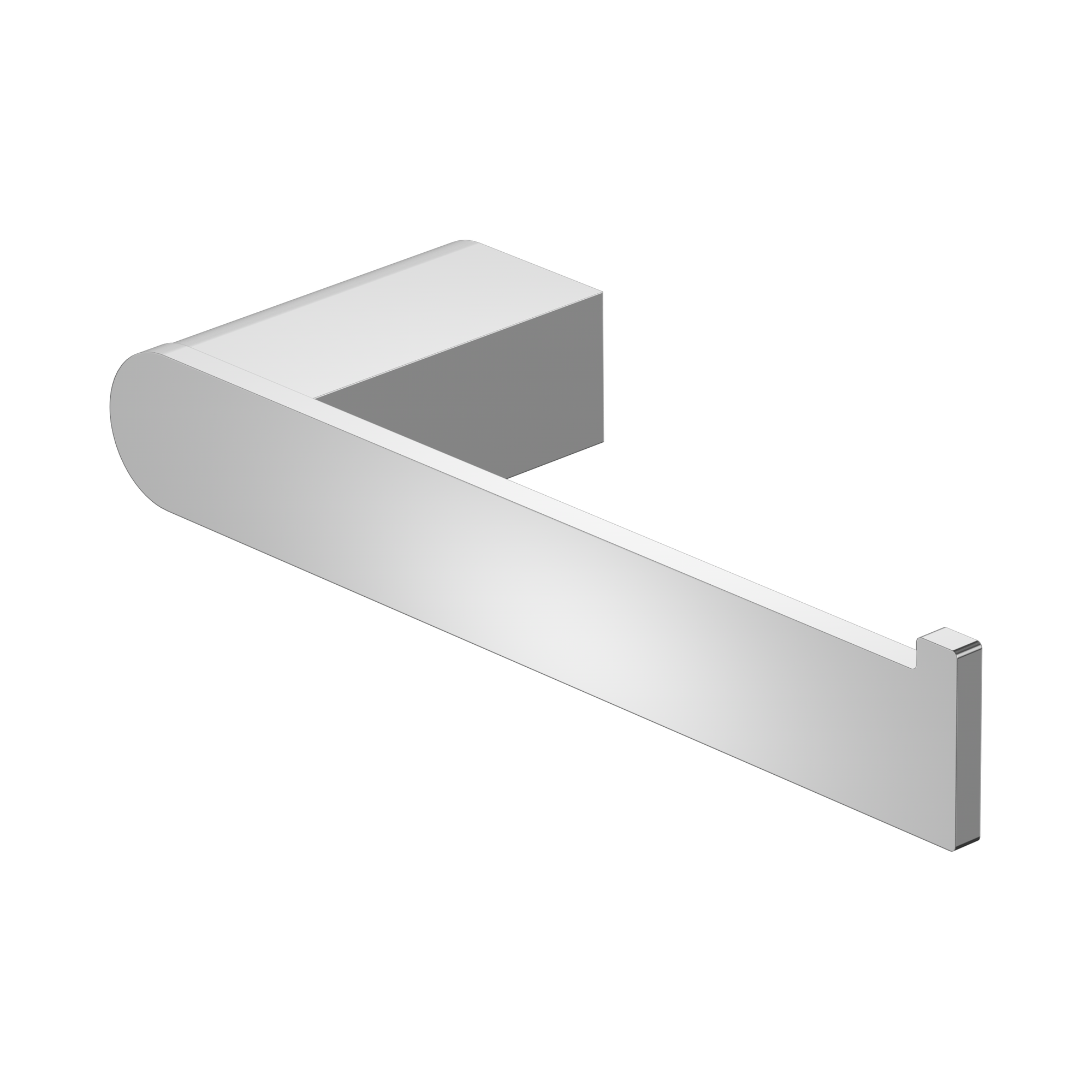 Nero Bianca Toilet Roll Holder, Chrome