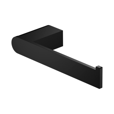 Nero Bianca Toilet Roll Holder, Matte Black