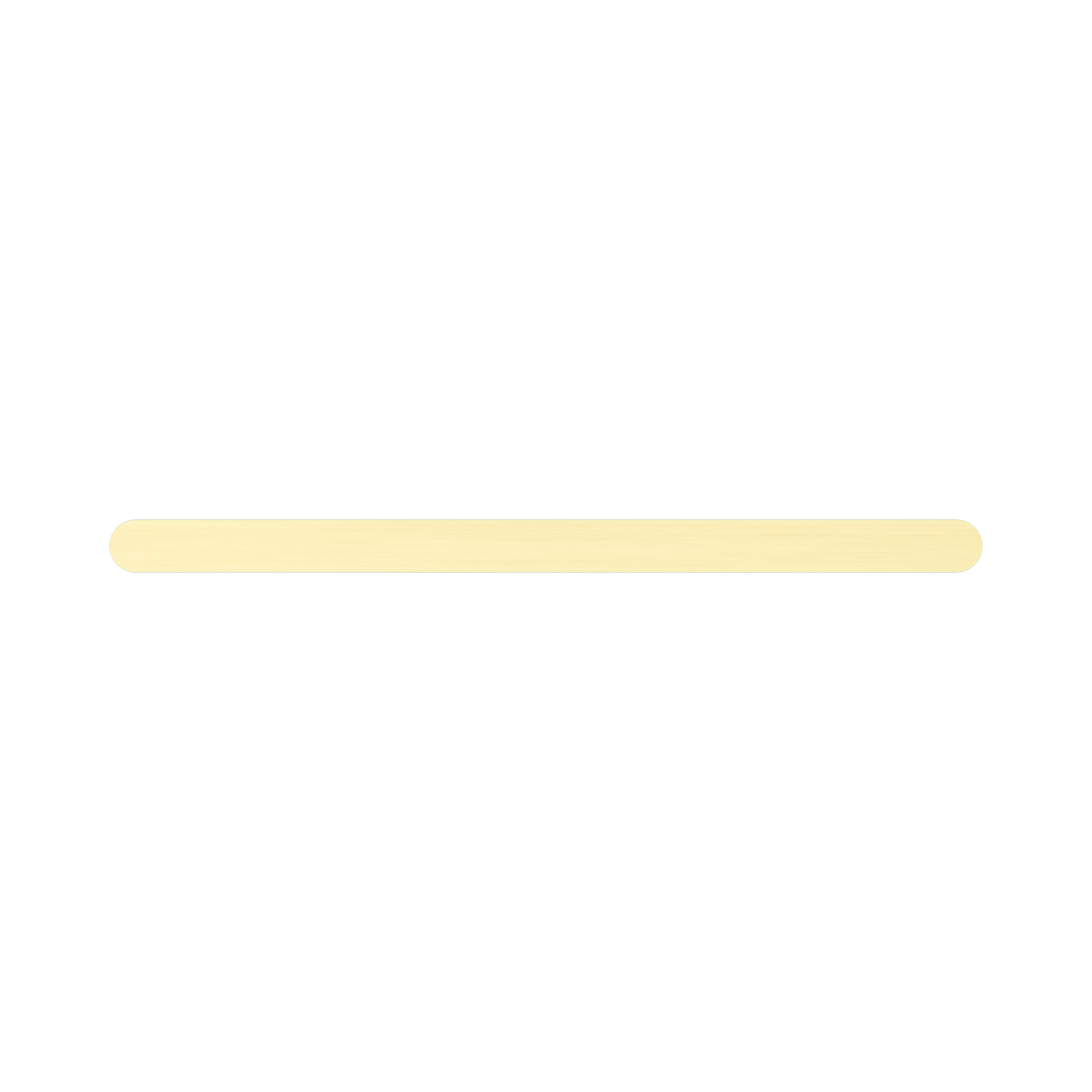 Nero Bianca Metal Shower Shelf, Brushed Gold