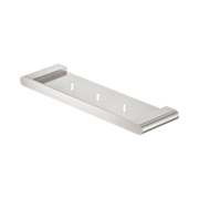 Nero Bianca Metal Shower Shelf, Brushed Nickel
