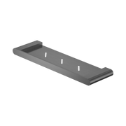 Nero Bianca Metal Shower Shelf, Gun Metal