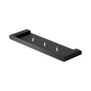 Nero Bianca Metal Shower Shelf, Matte Black
