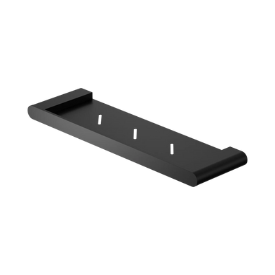 Nero Bianca Metal Shower Shelf, Matte Black