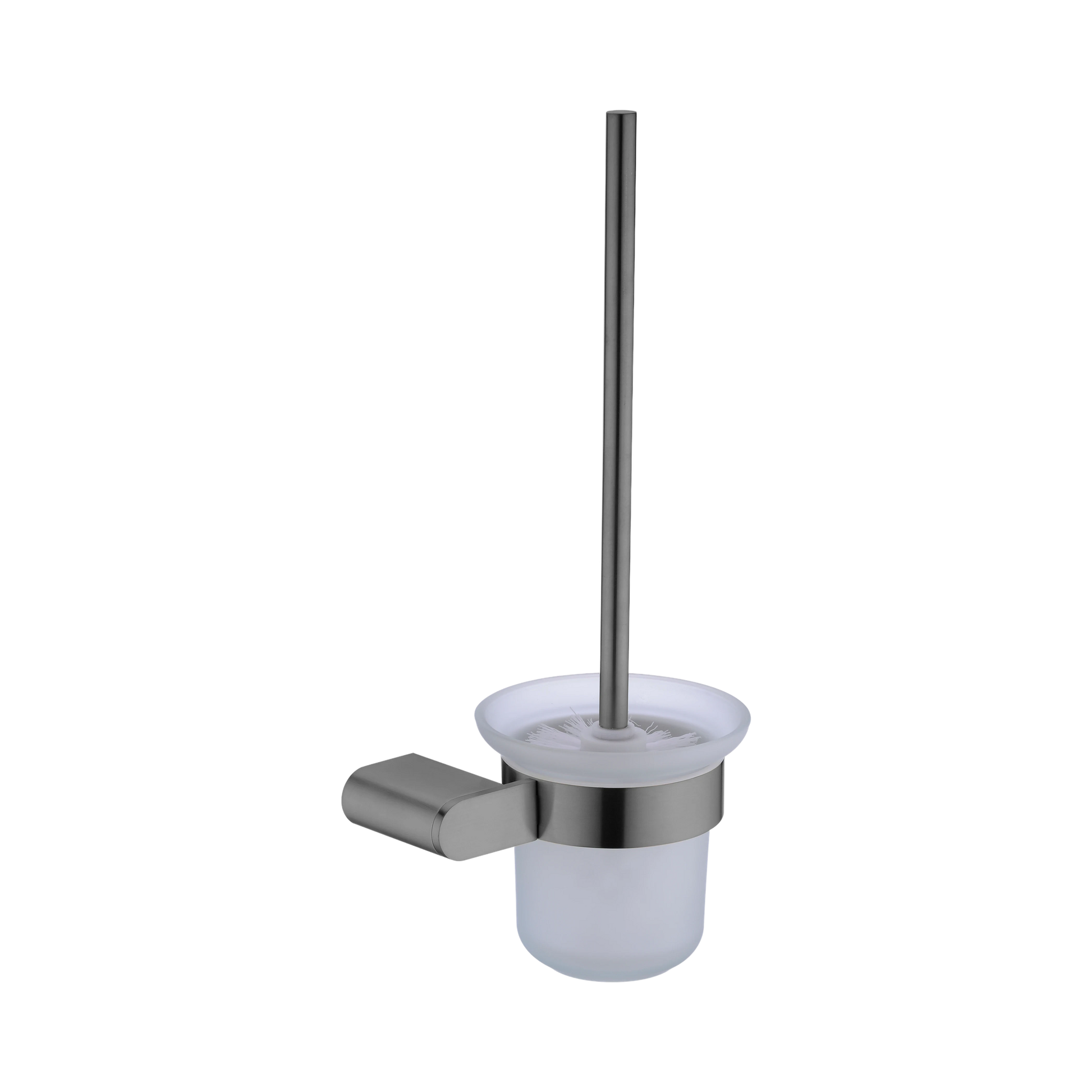 Nero Bianca Toilet Brush Holder, Gun Metal