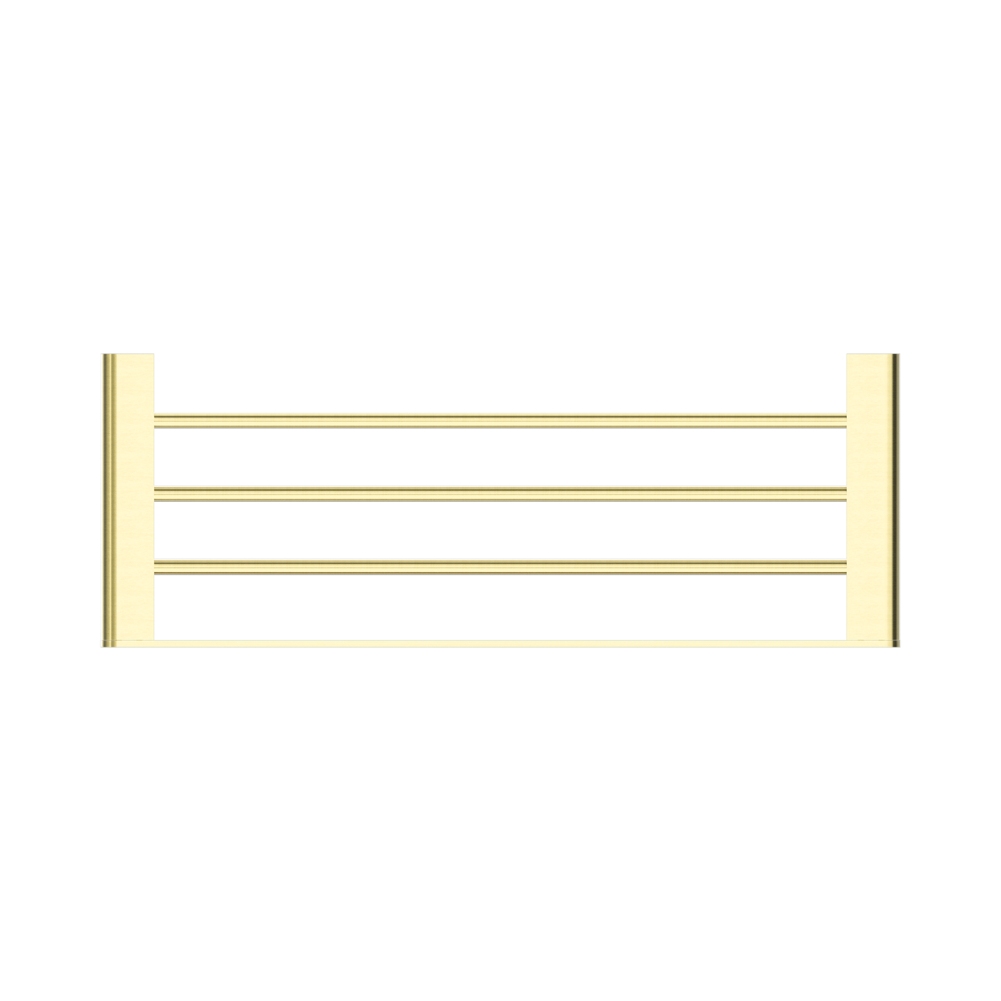 Nero Bianca Towel Rack, Brushed Gold