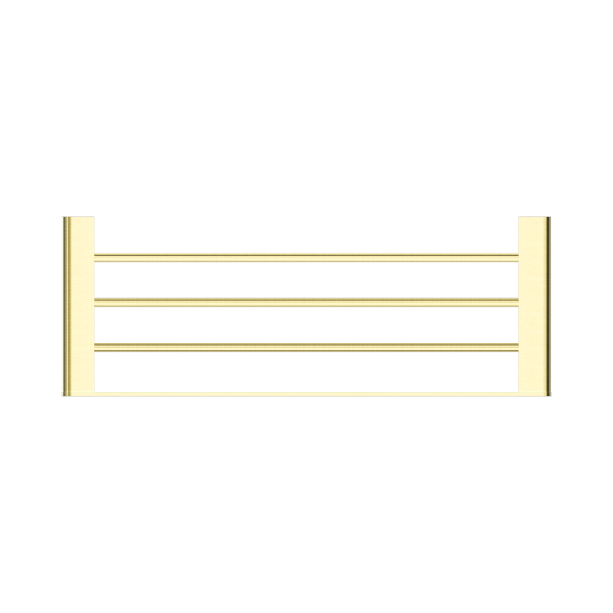 Nero Bianca Towel Rack, Brushed Gold