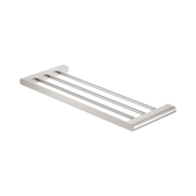 Nero Bianca Towel Rack, Brushed Nickel