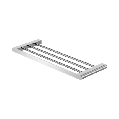 Nero Bianca Towel Rack, Chrome