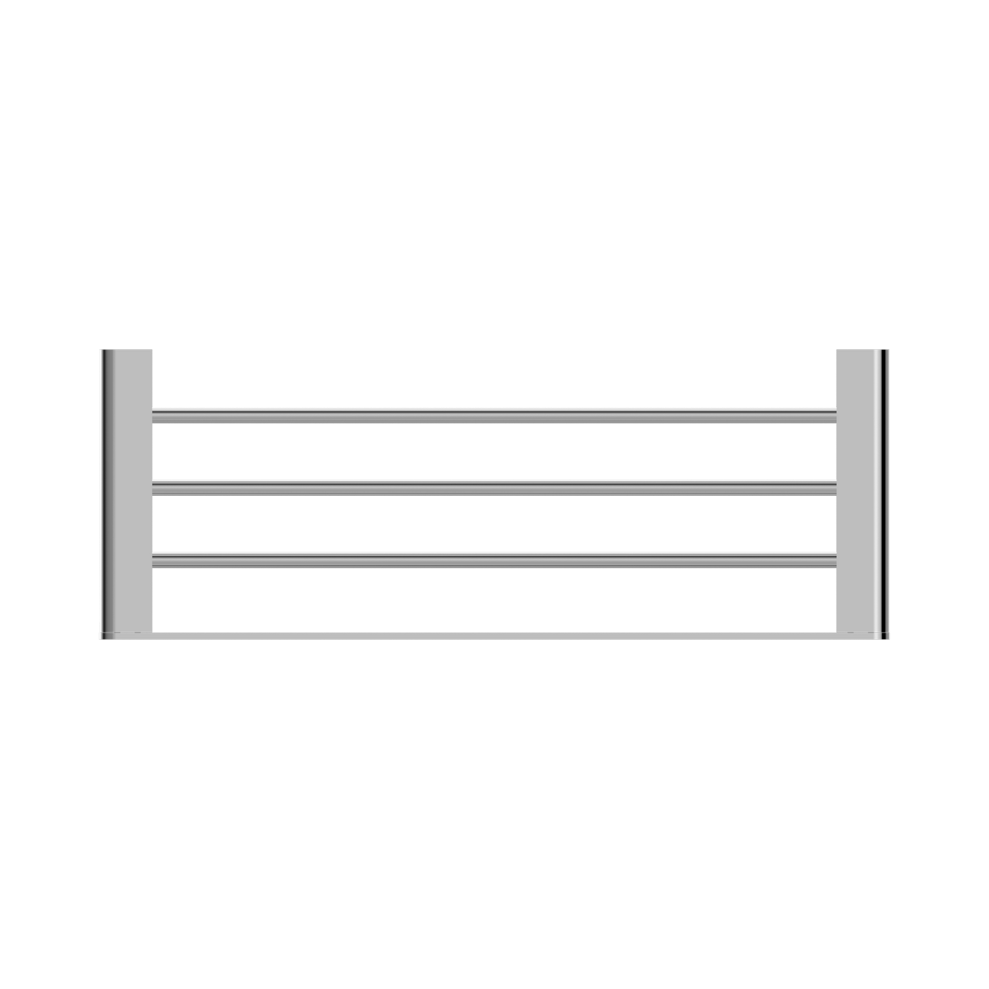 Nero Bianca Towel Rack, Chrome