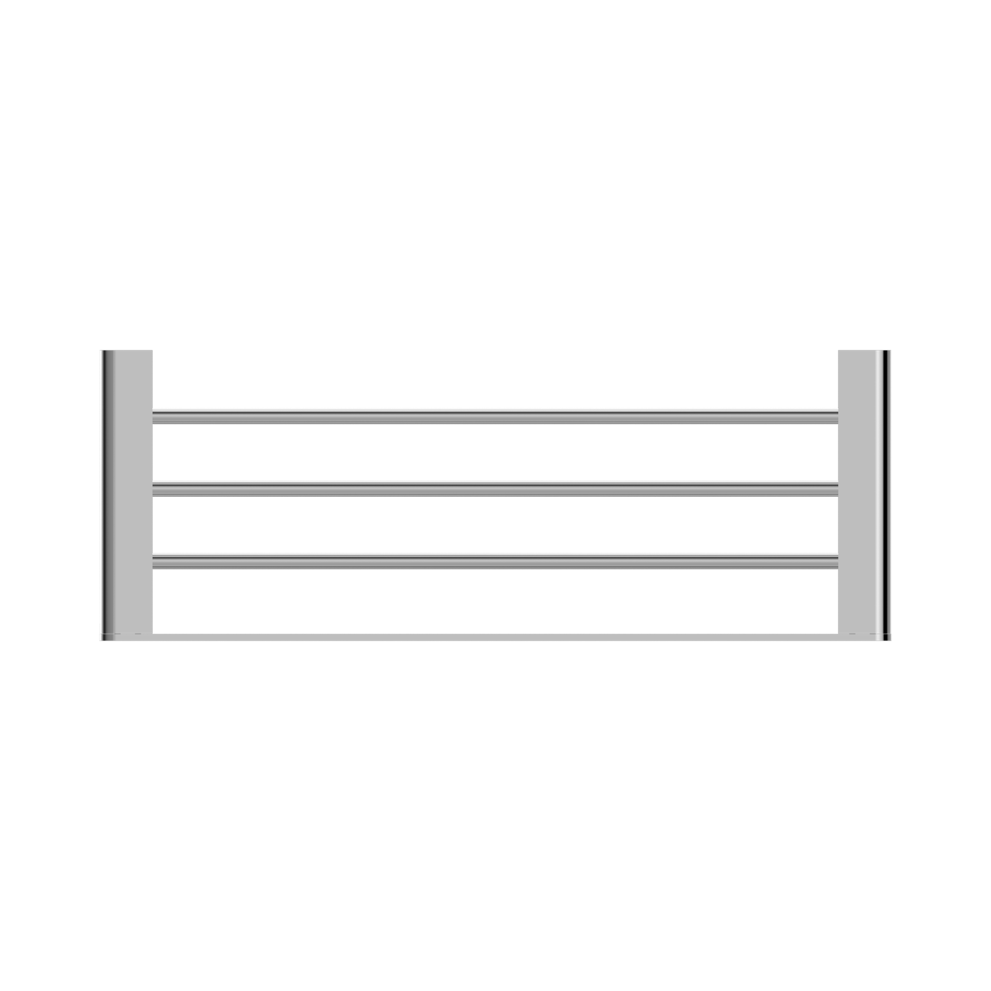 Nero Bianca Towel Rack, Chrome