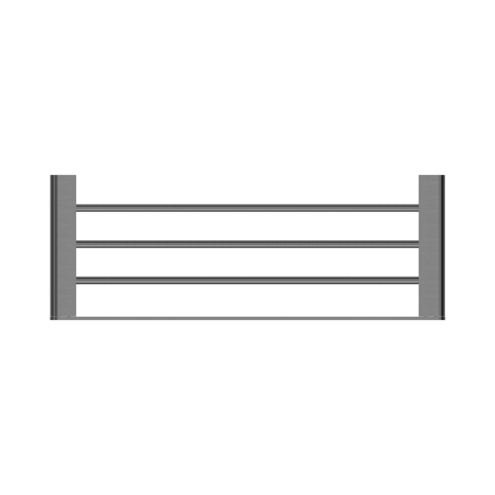 Nero Bianca Towel Rack, Gun Metal