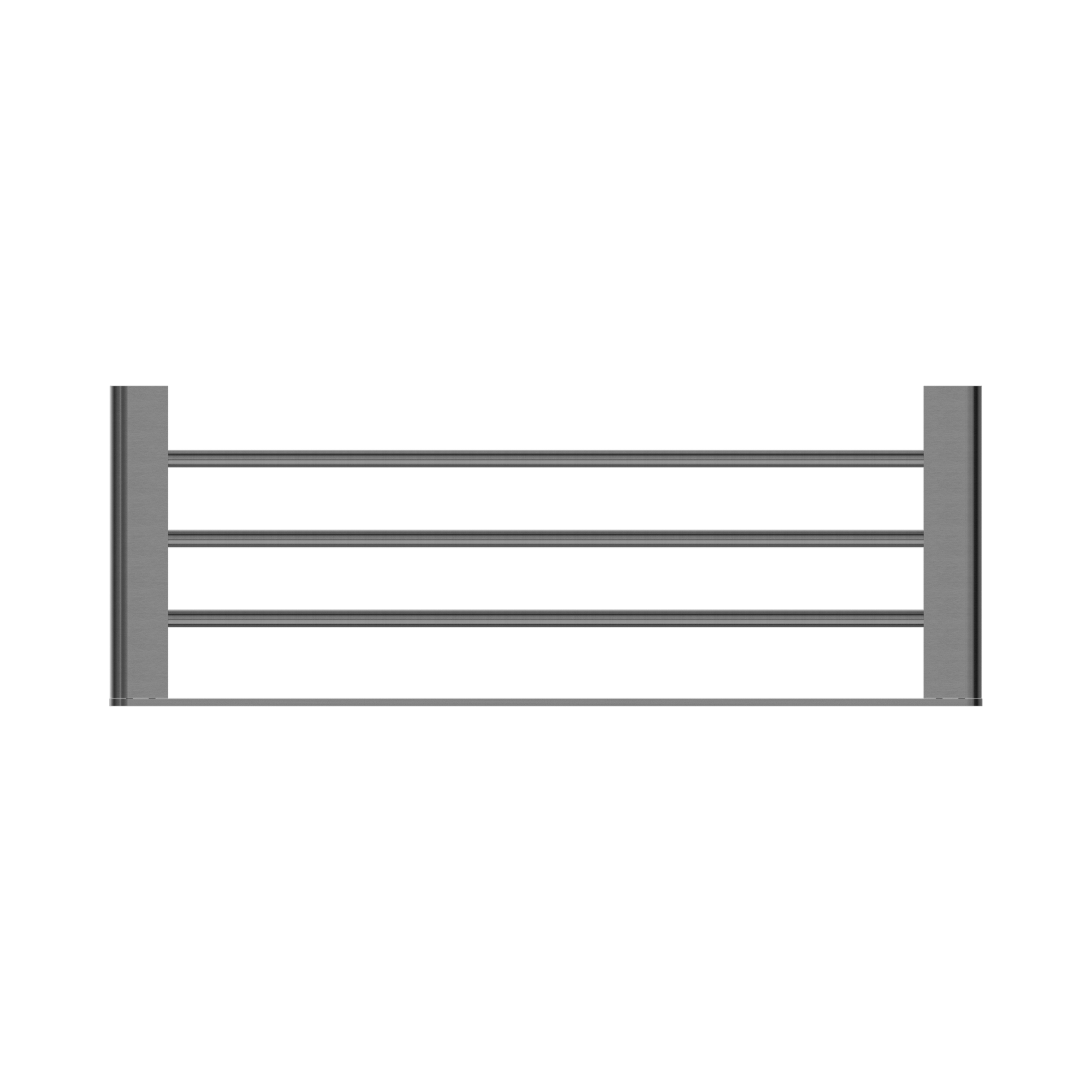 Nero Bianca Towel Rack, Gun Metal
