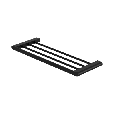 Nero Bianca Towel Rack, Matte Black
