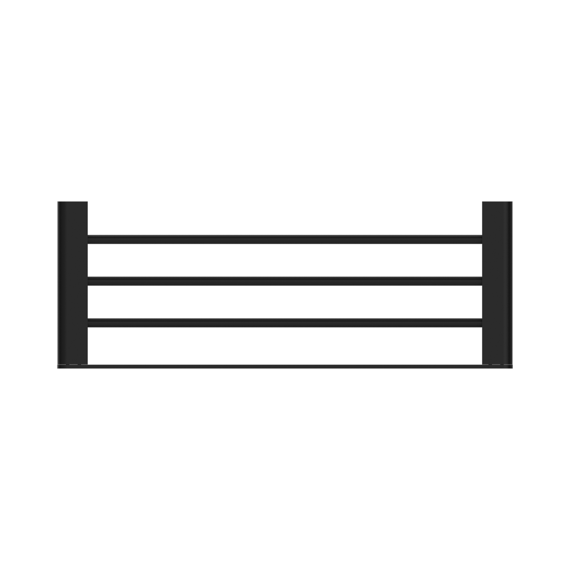 Nero Bianca Towel Rack, Matte Black