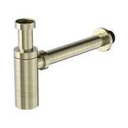 Nero 40mm Round Bottle Trap Aged Brass
