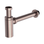 Nero 40mm Round Bottle Trap, Brushed Bronze
