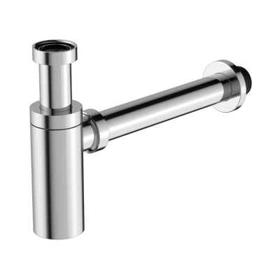 Nero 40mm Round Bottle Trap, Chrome