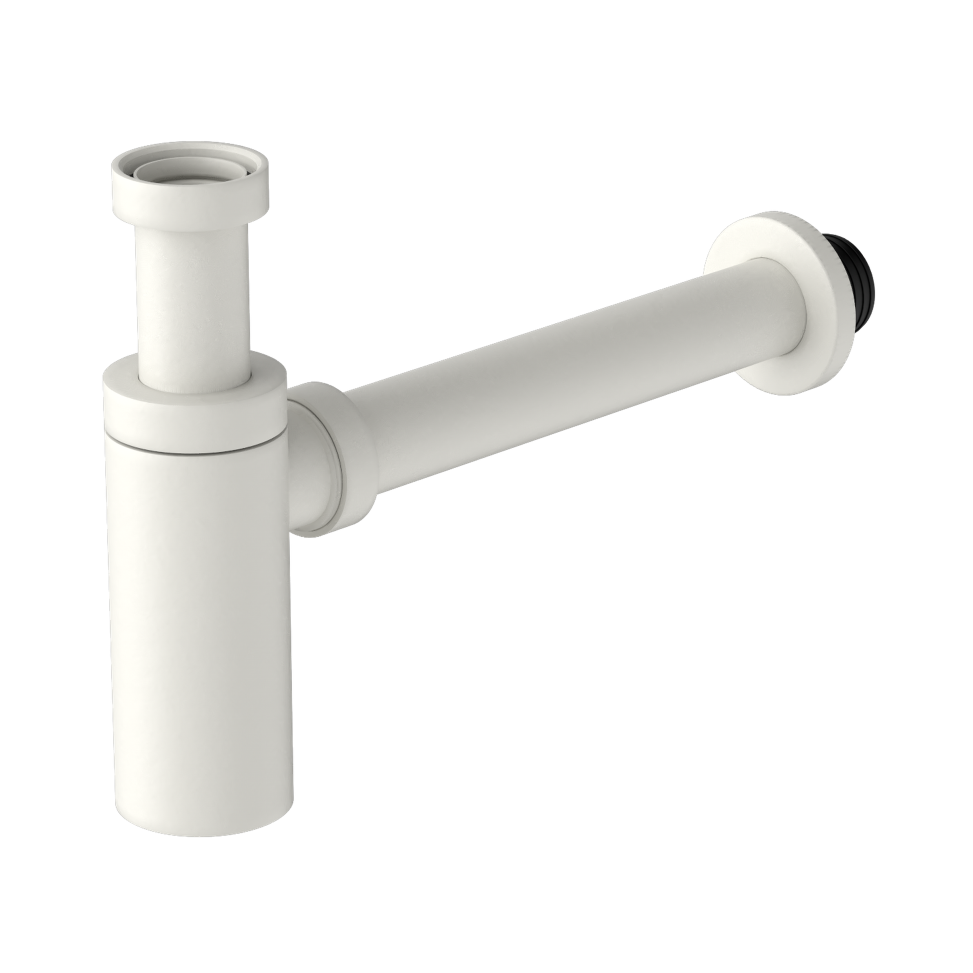 Nero 40mm Round Bottle Trap, Matte White
