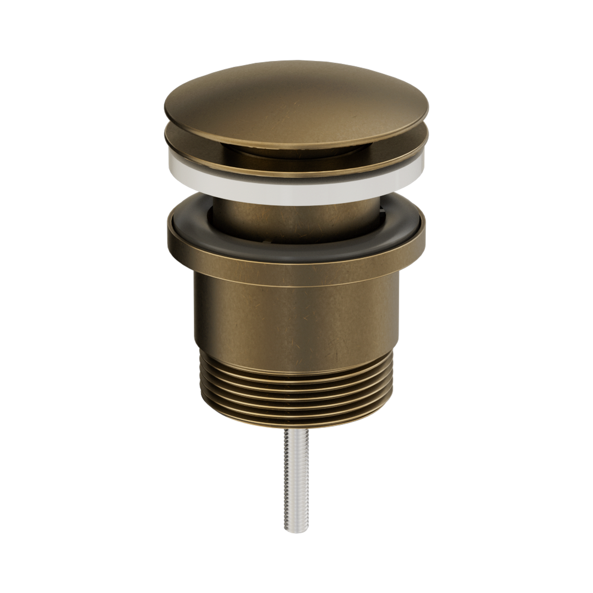 Nero Universal Pop Up Waste, Tumbled Antique Brass