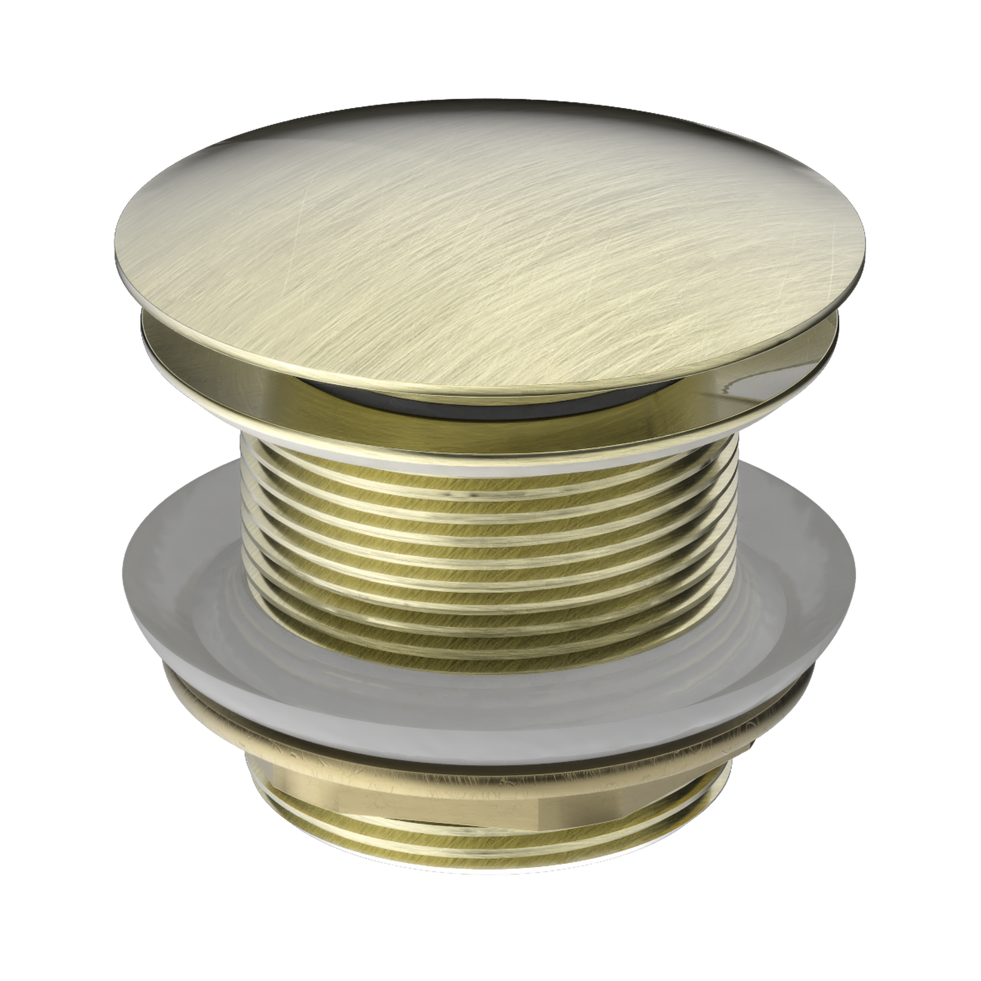 Nero 40mm Bath Pop-Up Plug With Removable Waste No Overflow Aged Brass