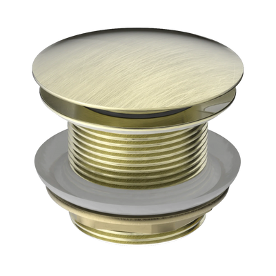 Nero 40mm Bath Pop-Up Plug With Removable Waste No Overflow, Aged Brass