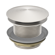 Nero 40mm Bath Pop-Up Plug With Removable Waste No Overflow, Brushed Nickel