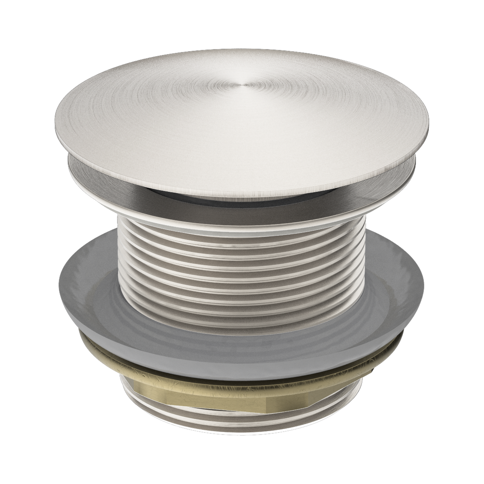 Nero 40mm Bath Pop-Up Plug With Removable Waste No Overflow, Brushed Nickel