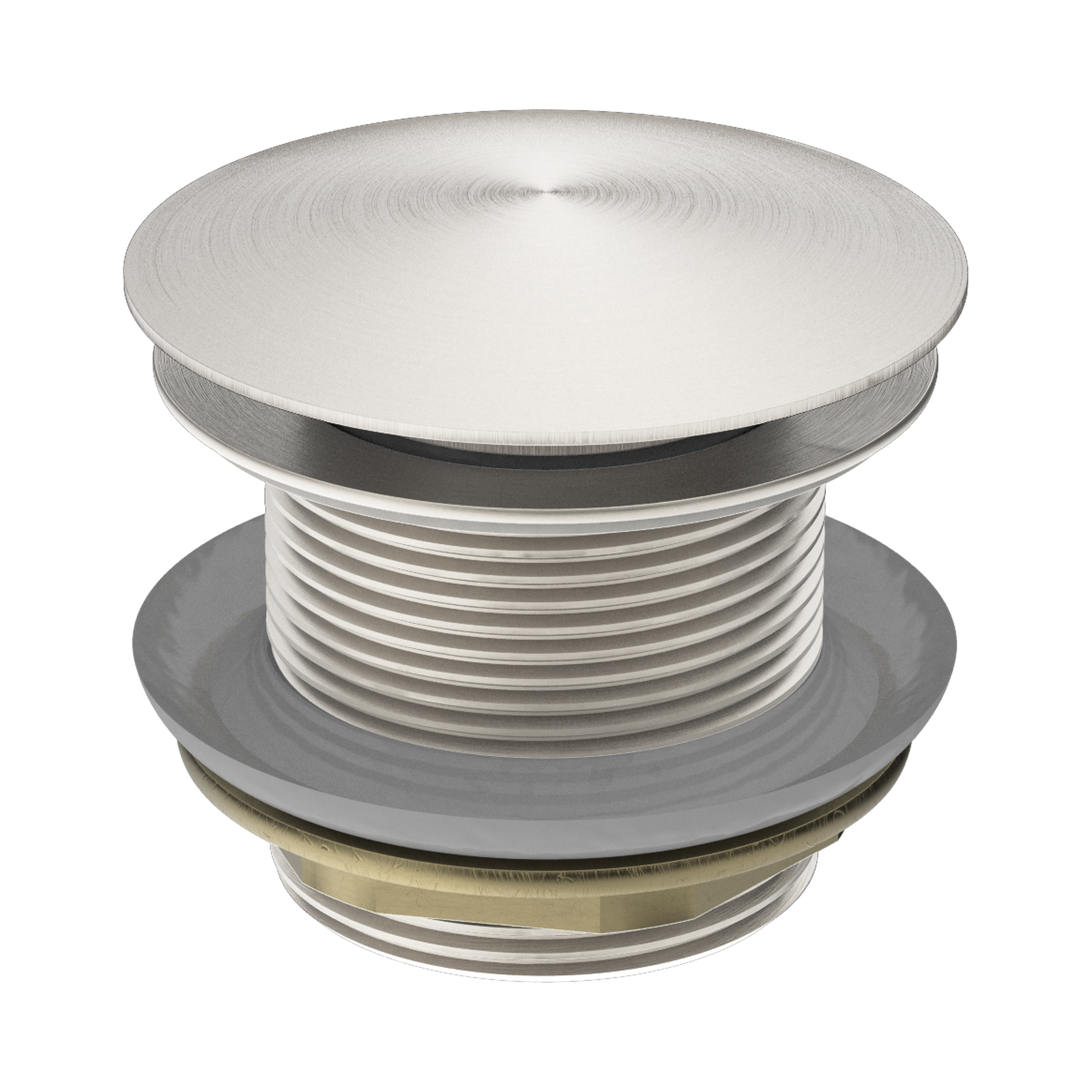 Nero 40mm Bath Pop-Up Plug With Removable Waste No Overflow, Brushed Nickel