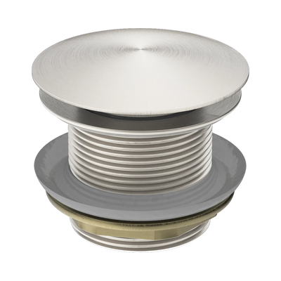 Nero 40mm Bath Pop-Up Plug With Removable Waste No Overflow, Brushed Nickel