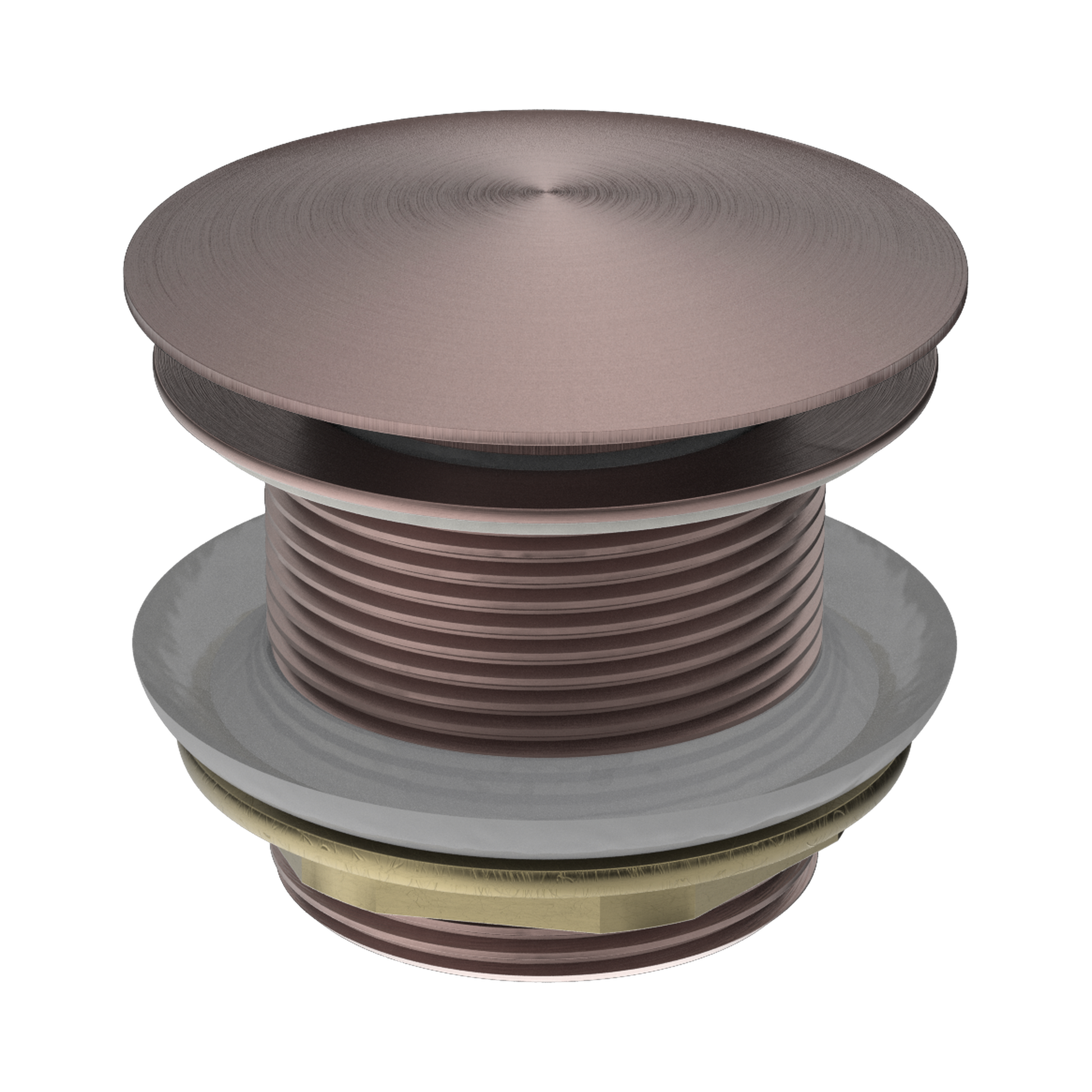Nero 40mm Bath Pop-Up Plug With Removable Waste No Overflow, Brushed Bronze