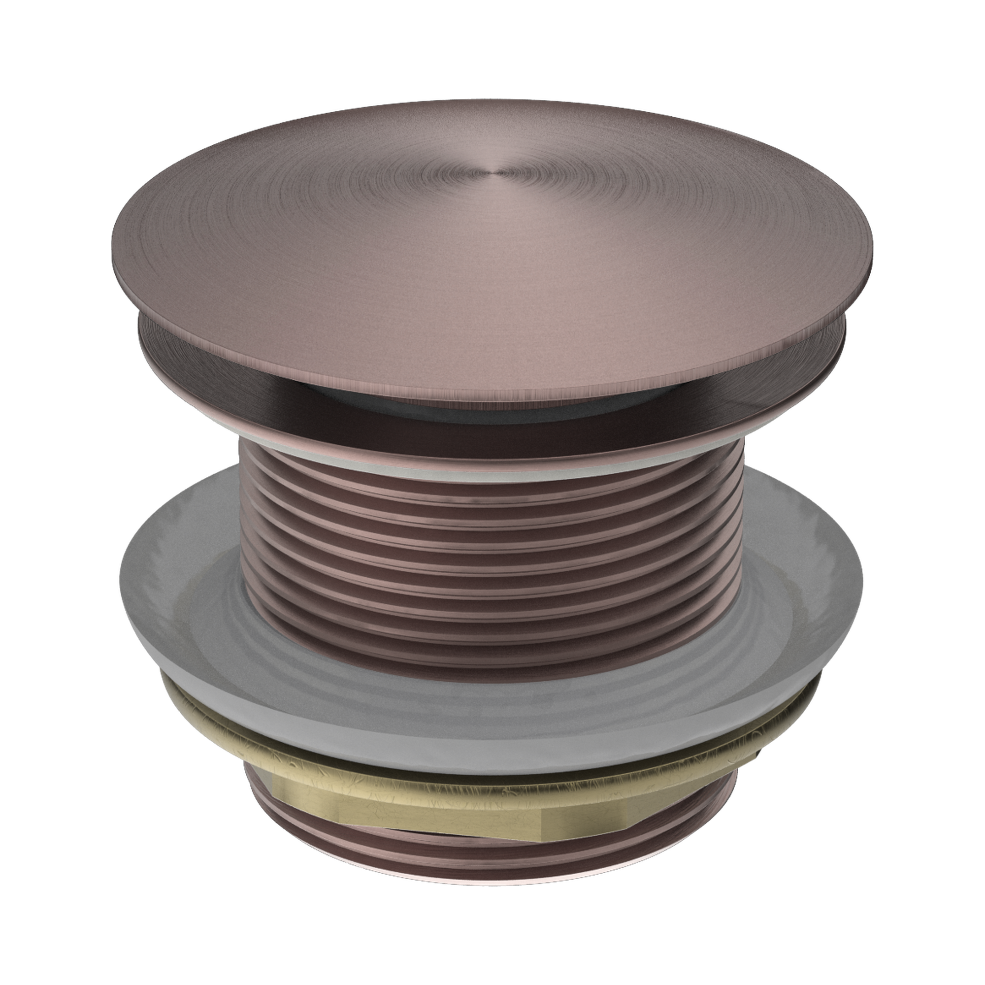 Nero 40mm Bath Pop-Up Plug With Removable Waste No Overflow, Brushed Bronze