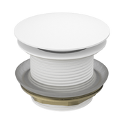 Nero 40mm Bath Pop-Up Plug With Removable Waste No Overflow, Matte White