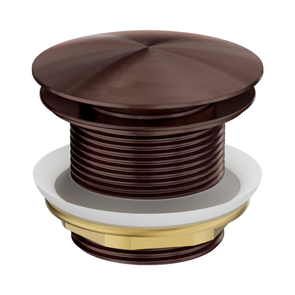 Nero 40mm Bath Pop-Up Plug With Removable Waste No Overflow, Rome Bronze