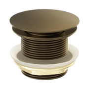 Nero 40mm Bath Pop-Up Plug With Removable Waste No Overflow, Tumbled Antique Brass