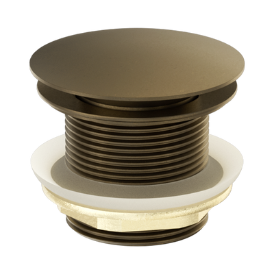 Nero 40mm Bath Pop-Up Plug With Removable Waste No Overflow, Tumbled Antique Brass