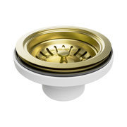 Nero Kitchen Sink Basket Waste, Brushed Gold