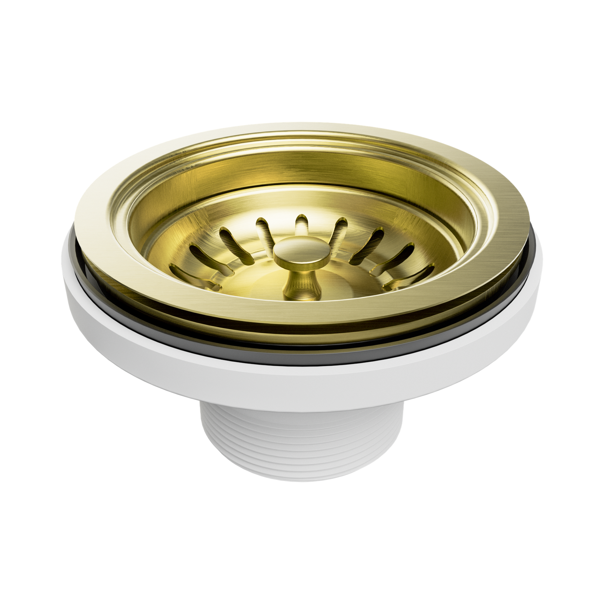 Nero Kitchen Sink Basket Waste, Brushed Gold