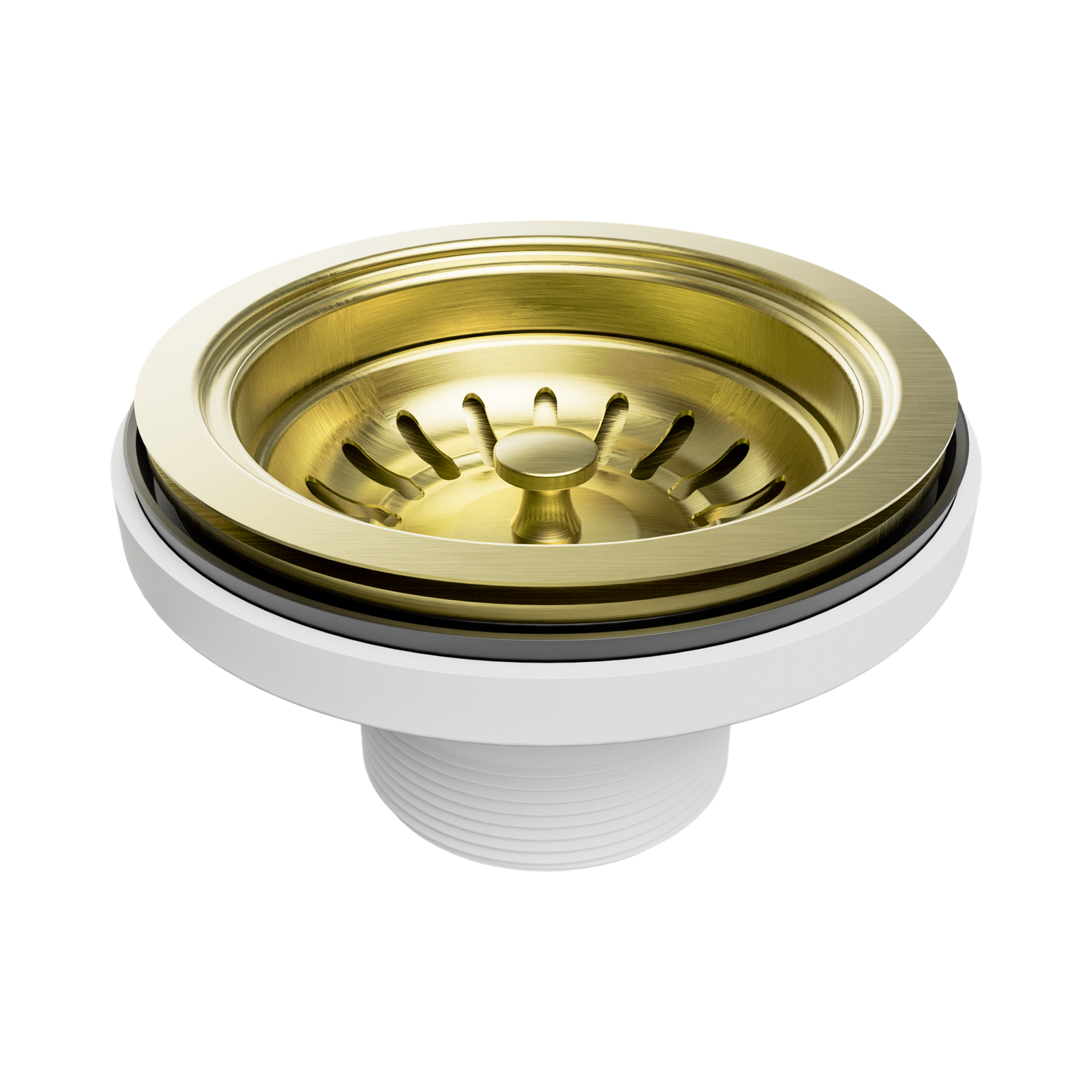 Nero Kitchen Sink Basket Waste, Brushed Gold