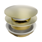 Nero Short Pop Up Bath Waste 40mm, Brushed Gold