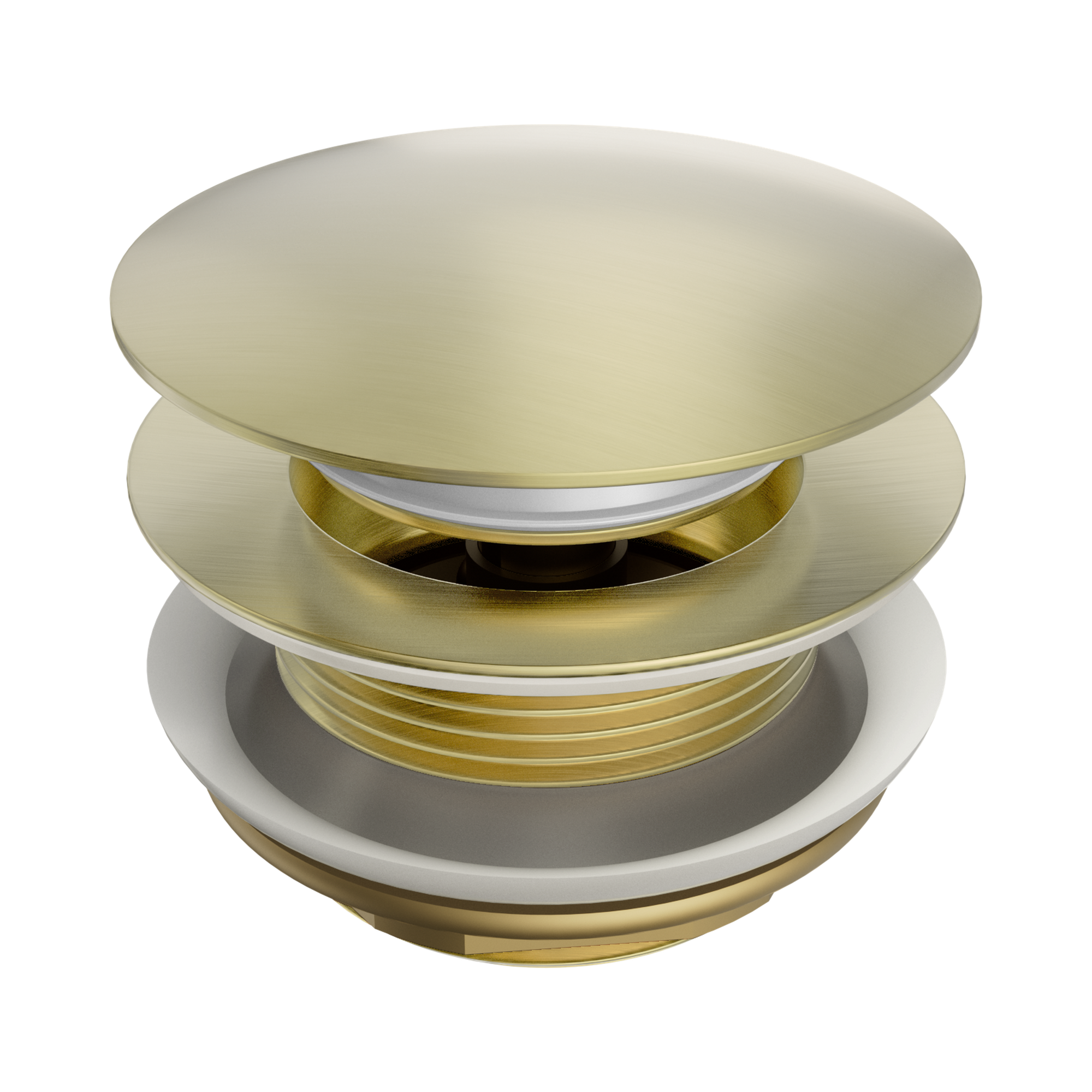 Nero Short Pop Up Bath Waste 40mm, Brushed Gold