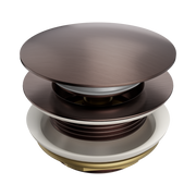 Nero Short Pop Up Bath Waste 40mm, Brushed Bronze