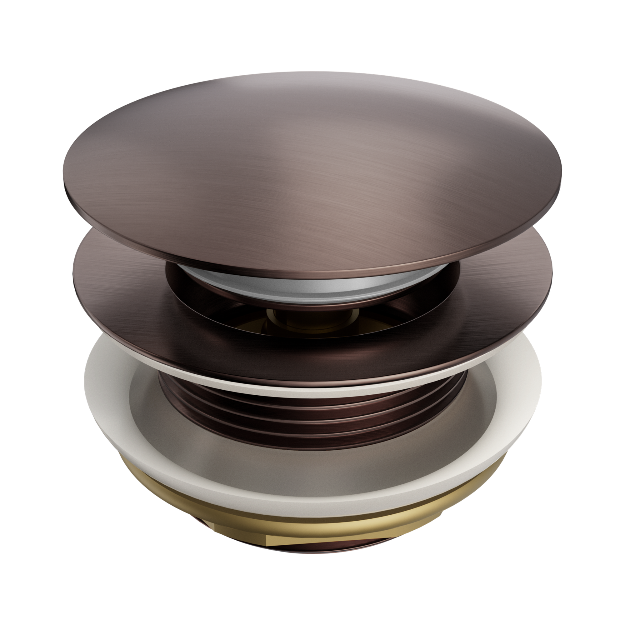 Nero Short Pop Up Bath Waste 40mm, Brushed Bronze