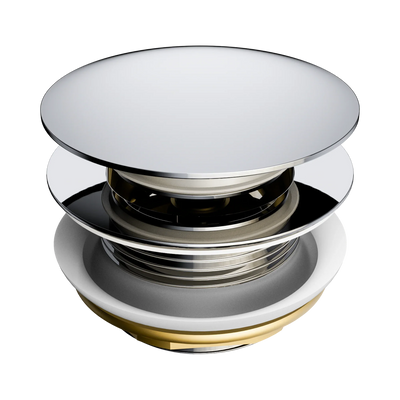 Nero Short Pop Up Bath Waste 40mm, Chrome