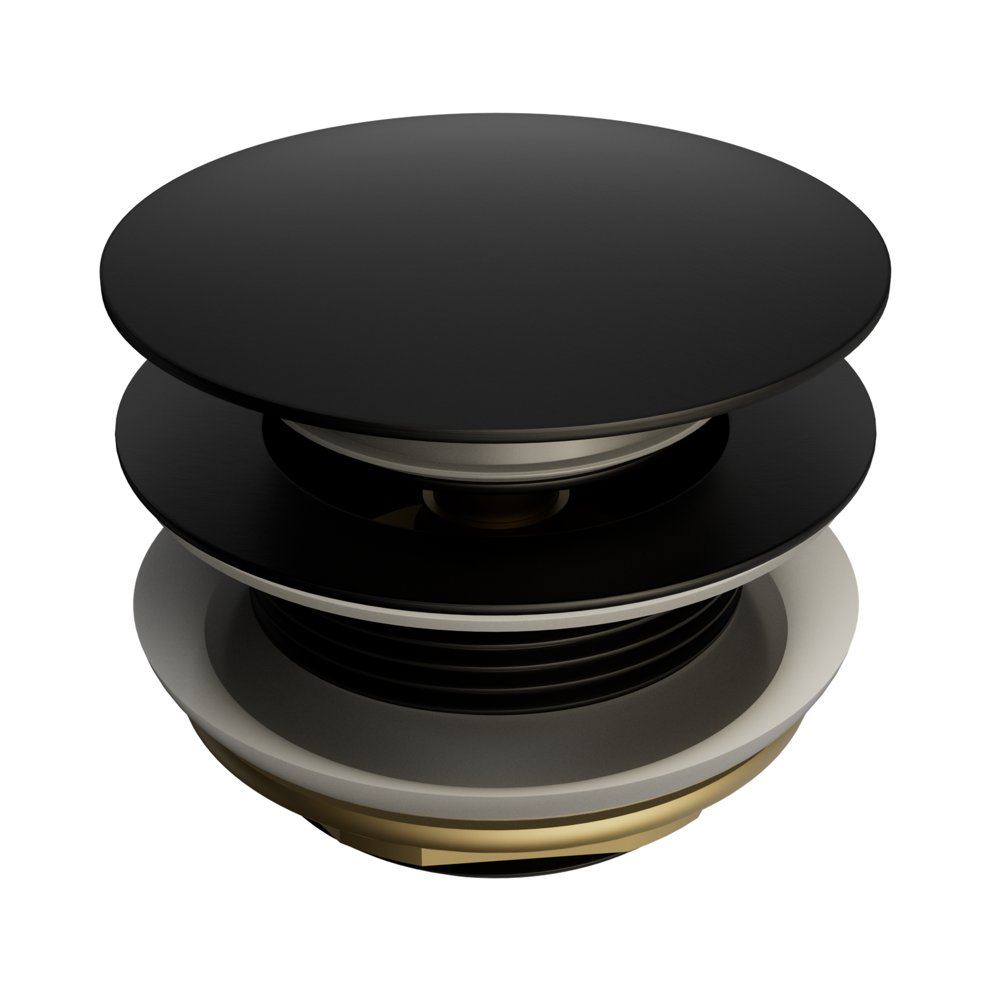Nero Short Pop Up Bath Waste 40mm, Matte Black