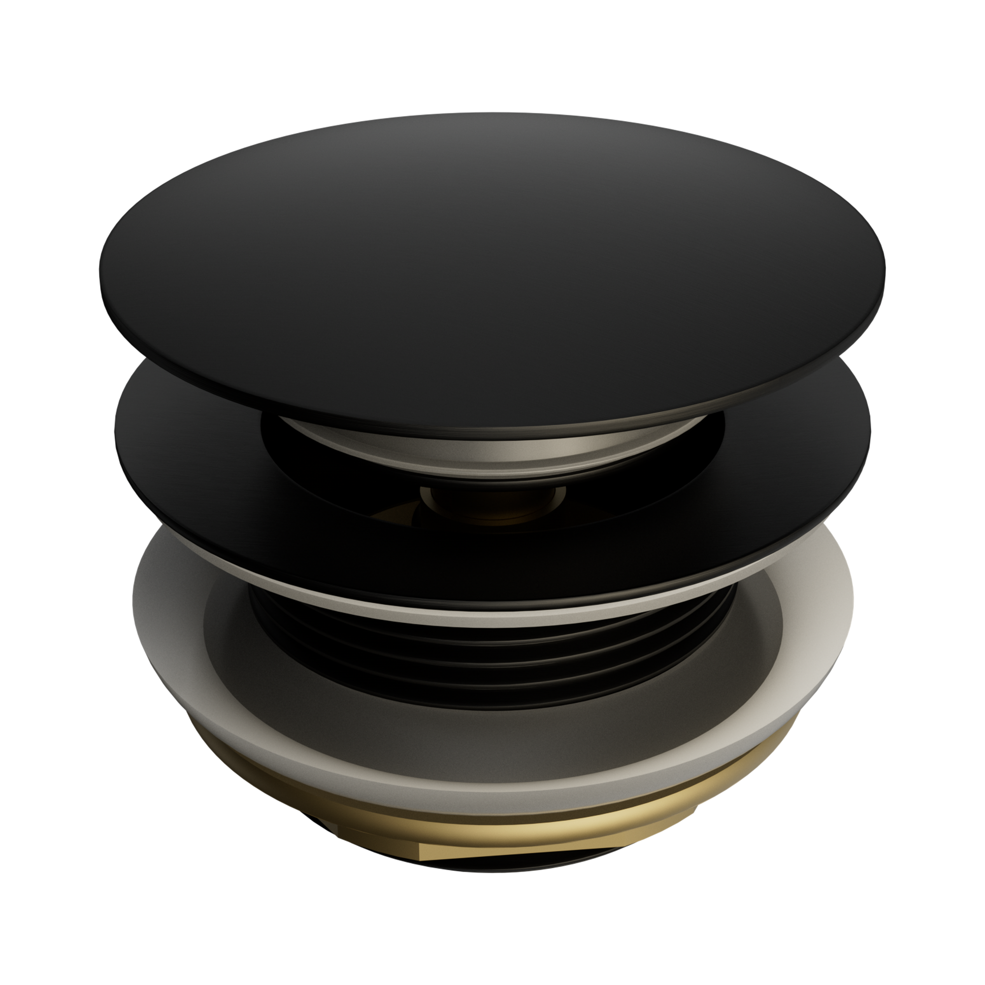 Nero Short Pop Up Bath Waste 40mm, Matte Black