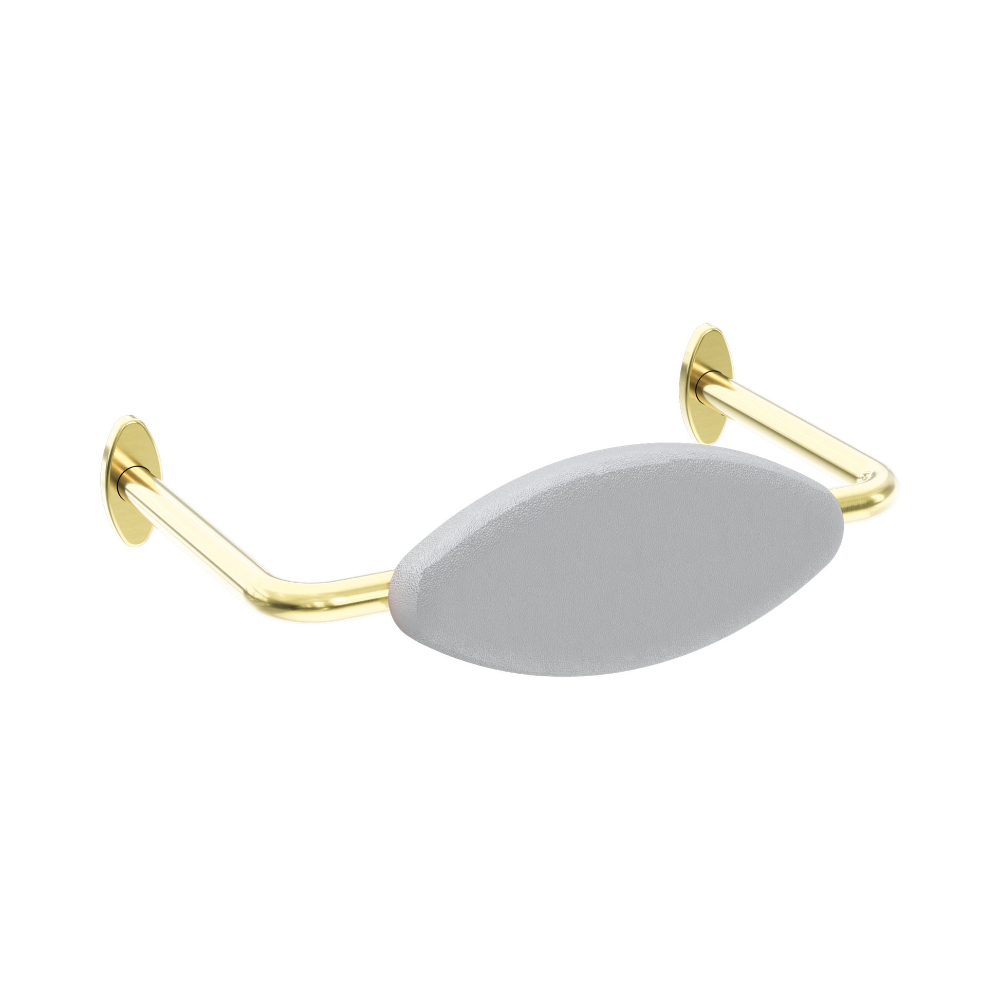 Nero Mecca Care DDA Accessible Toilet Backrest, Brushed Gold