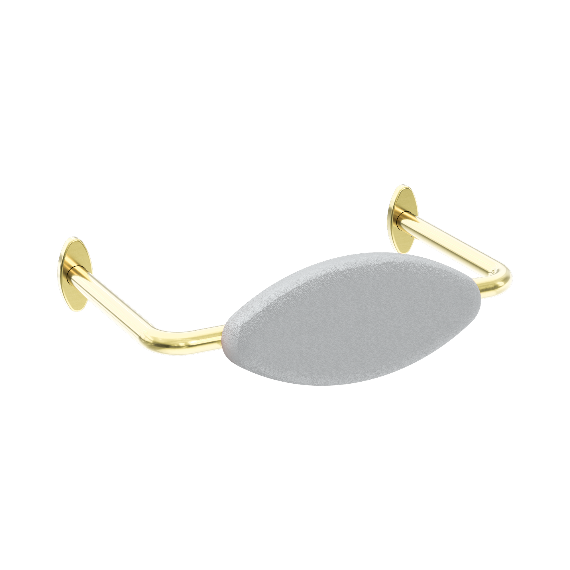 Nero Mecca Care DDA Accessible Toilet Backrest, Brushed Gold