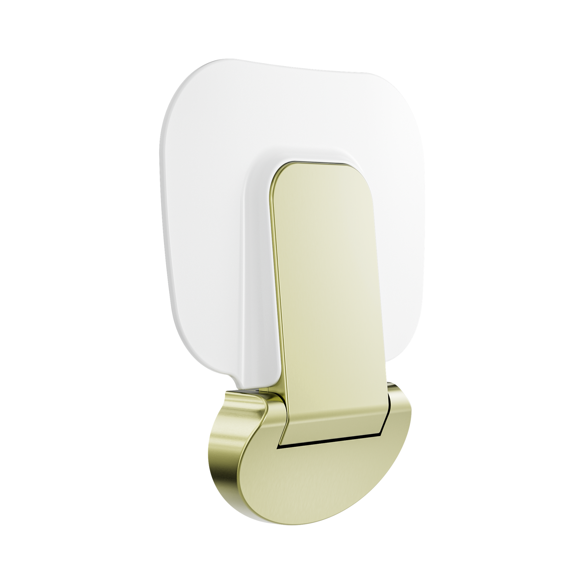 Nero Mecca Care Shower Seat 400X330mm, Brushed Gold